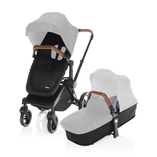 ZOPA Kočárek Evoque - základ, Black/Brown